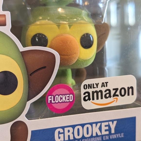 Pokemon Grookey Amazon Exclusive Flocked Funko NEW - Picture 7 of 9